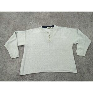 Vintage Fieldmaster Pullover Mens‎ 2XL Gray Sweater 100% Cotton Made in USA